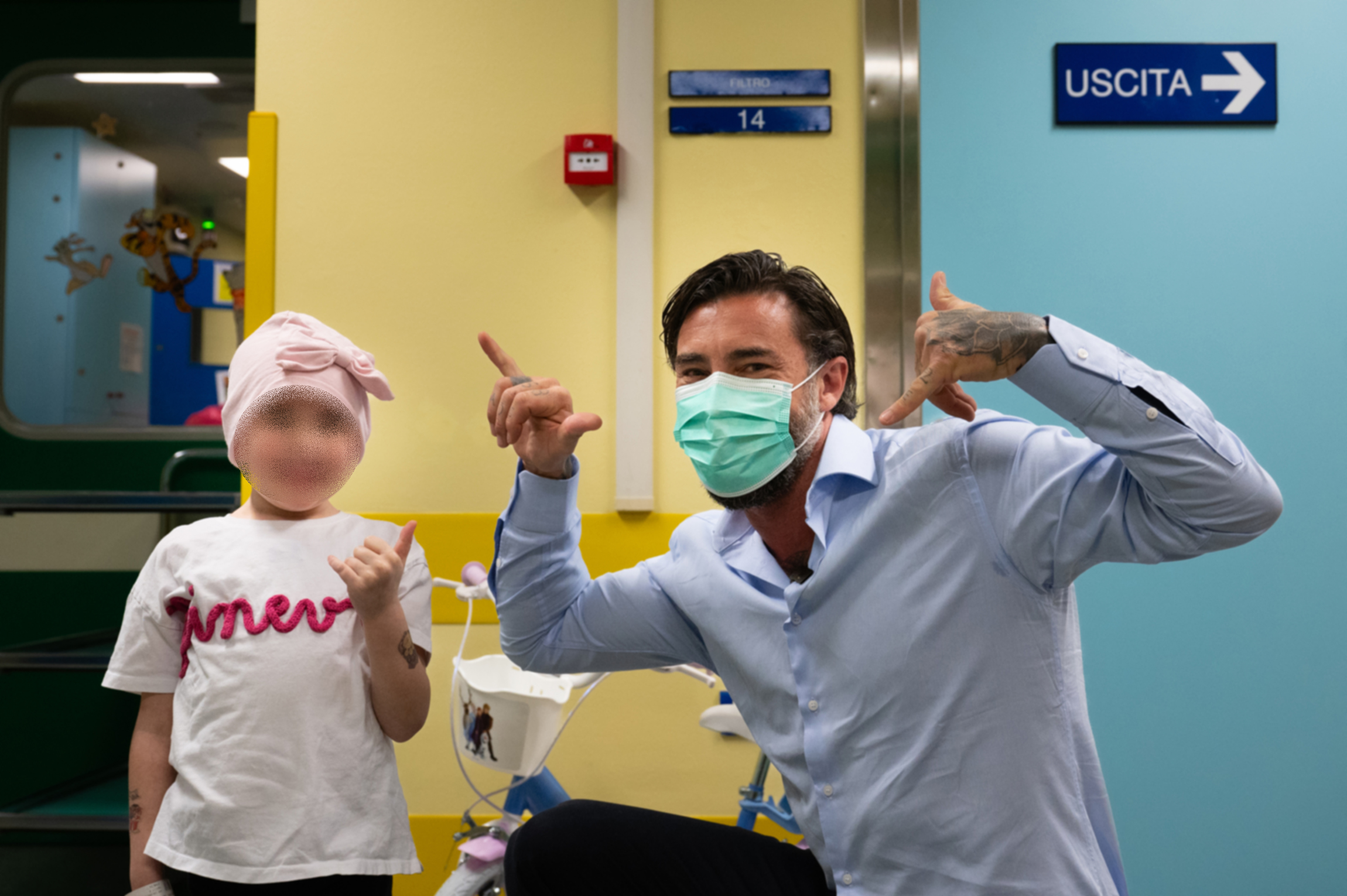 100% Brumotti a Padova per portare la Ricerca di Fondazione Città della Speranza a “Striscia la notizia”