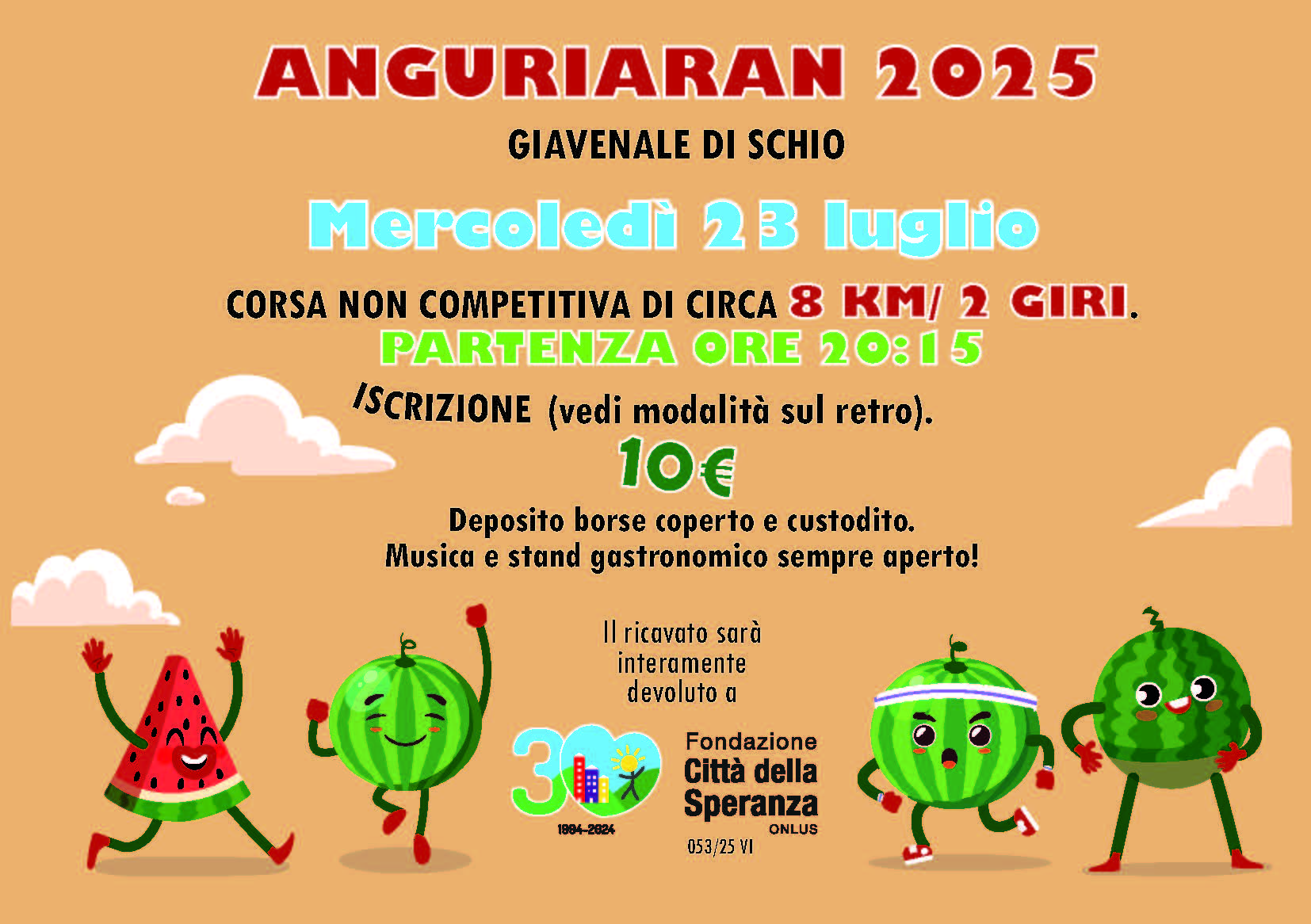 Locandina Anguriaran mercoledì 23 luglio 2025